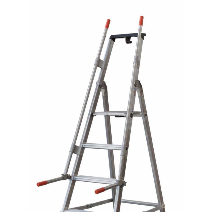 Facal Mayora QM-6 alumiinitikas, 6 askelmaa, 206 cm, 150 kg, pyörät