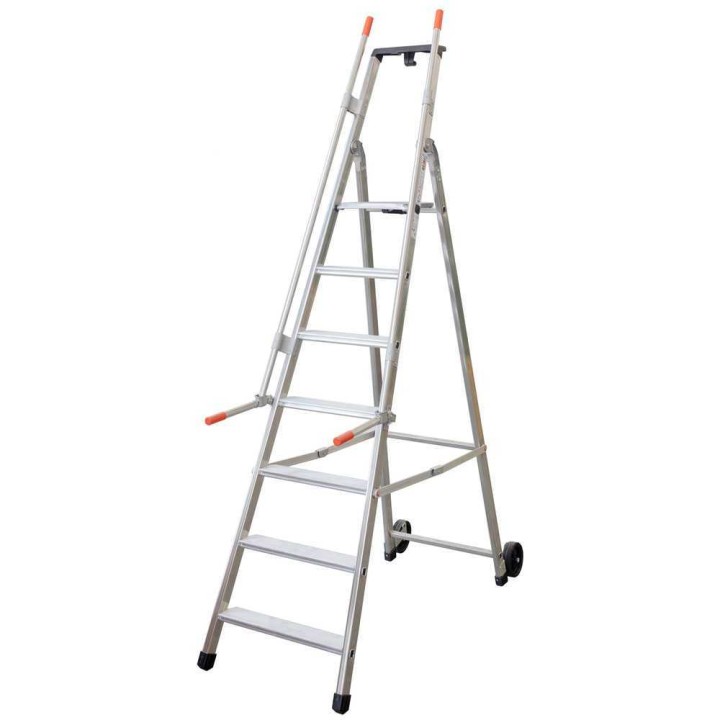 Facal Tecnoscala QM 8 alumiinitikkaat 8 askelmaa 2 52 m 150 kg