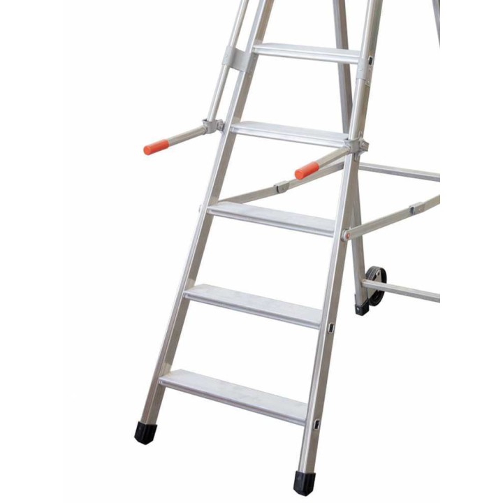 Facal Tecnoscala QM-8 alumiinitikkaat, 8 askelmaa, 2,52 m, 150 kg