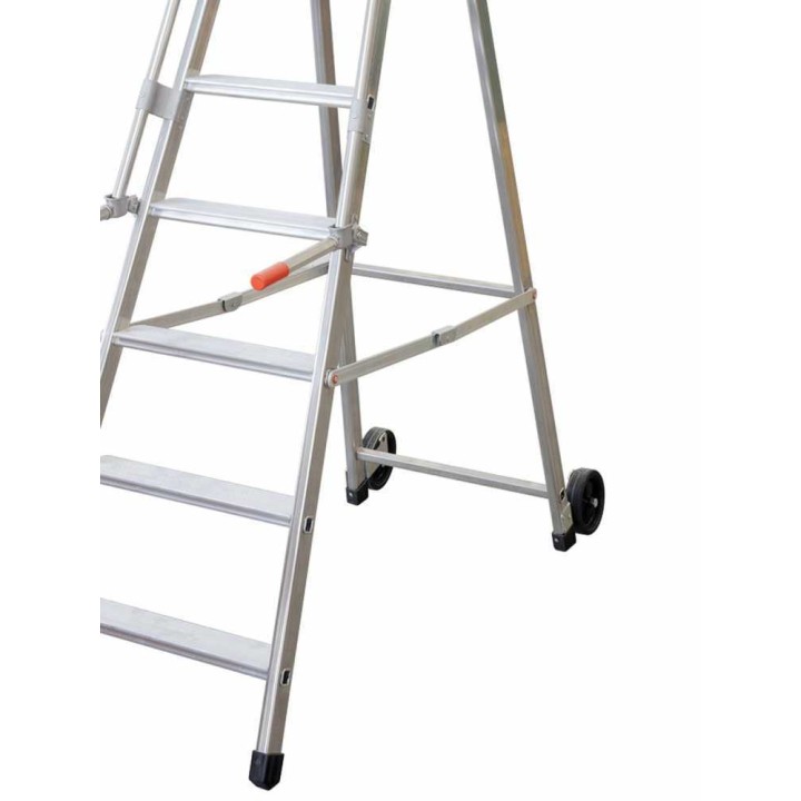 Facal Tecnoscala QM-8 alumiinitikkaat, 8 askelmaa, 2,52 m, 150 kg