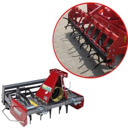 RF110 pyörivä äes piikkijyrällä 110 cm 10 terää 20 40 HP