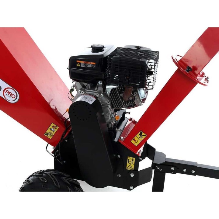PCS 150L oksasilppuri, Loncin 15 HP, 90 mm, vetokoukku