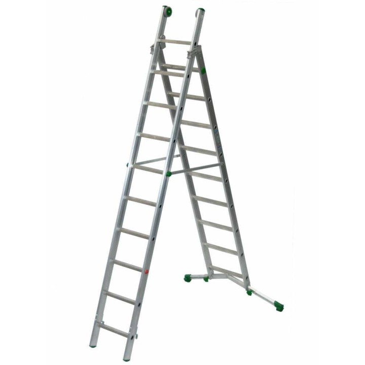 Facal Super Prima P320-2 alumiinitikas, 9+10 askelmaa, 510 cm, 150 kg