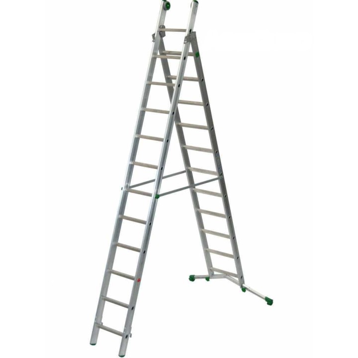 Facal Super Prima P380-2 muuntotikas, 11 + 12 askelmaa, alumiini, 630 cm