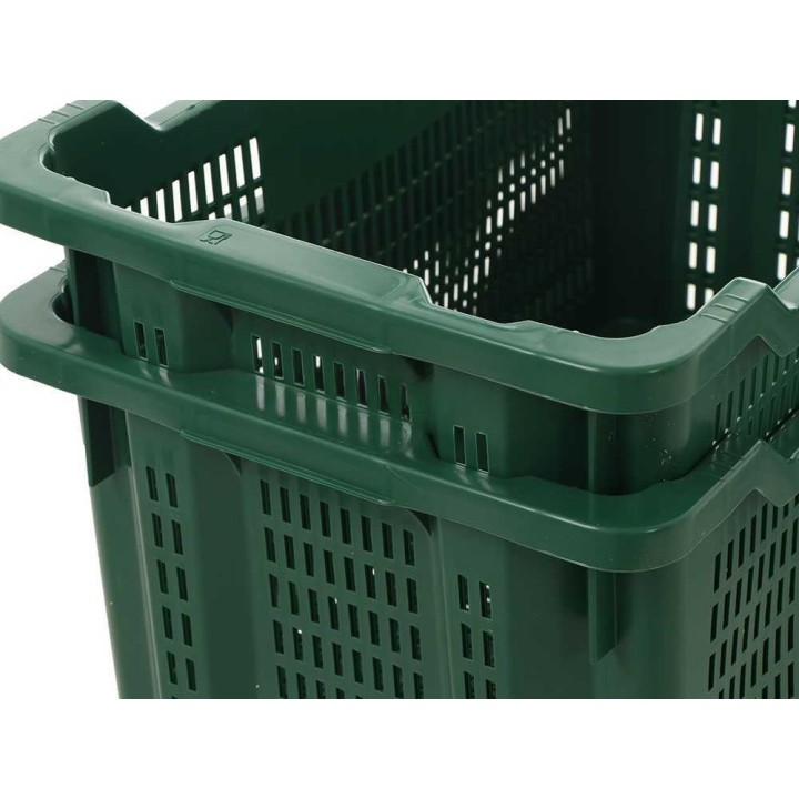 52 pinottavaa muovilaatikkoa oliiveille, 55 × 34 × 32 cm, elintarvikekäyttöön