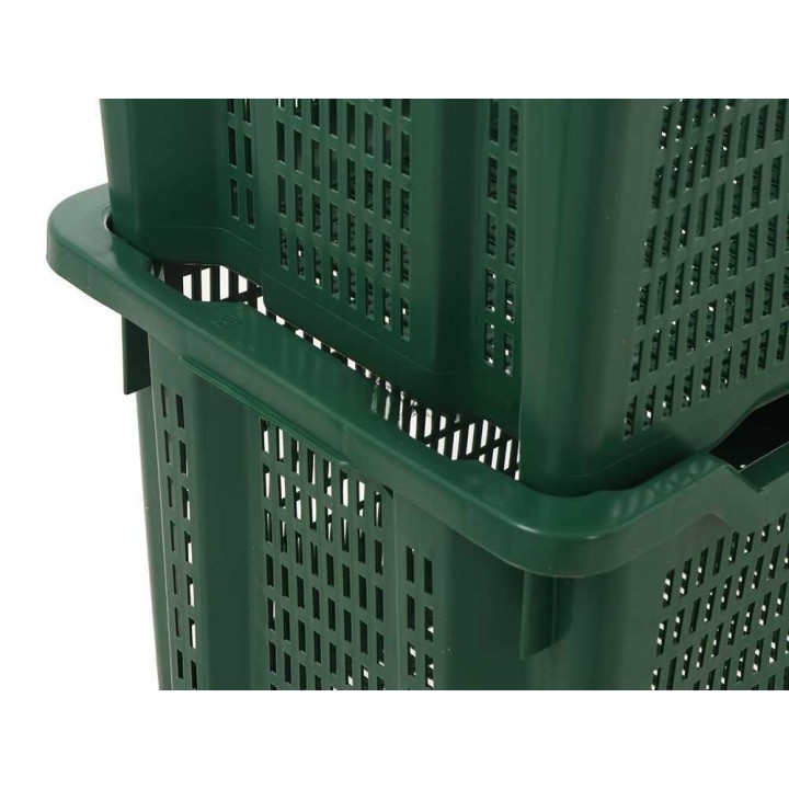 52 pinottavaa muovilaatikkoa oliiveille, 55 × 34 × 32 cm, elintarvikekäyttöön