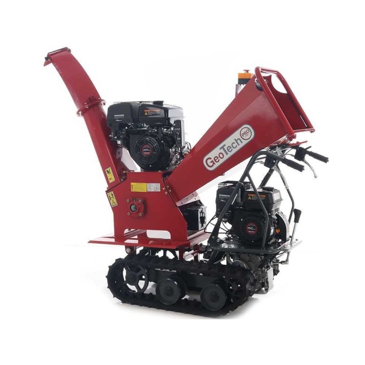 GeoTech Pro BMS155 LE biomurskain ja moottorikärry, 15 HP, 90 mm, telaketjuilla