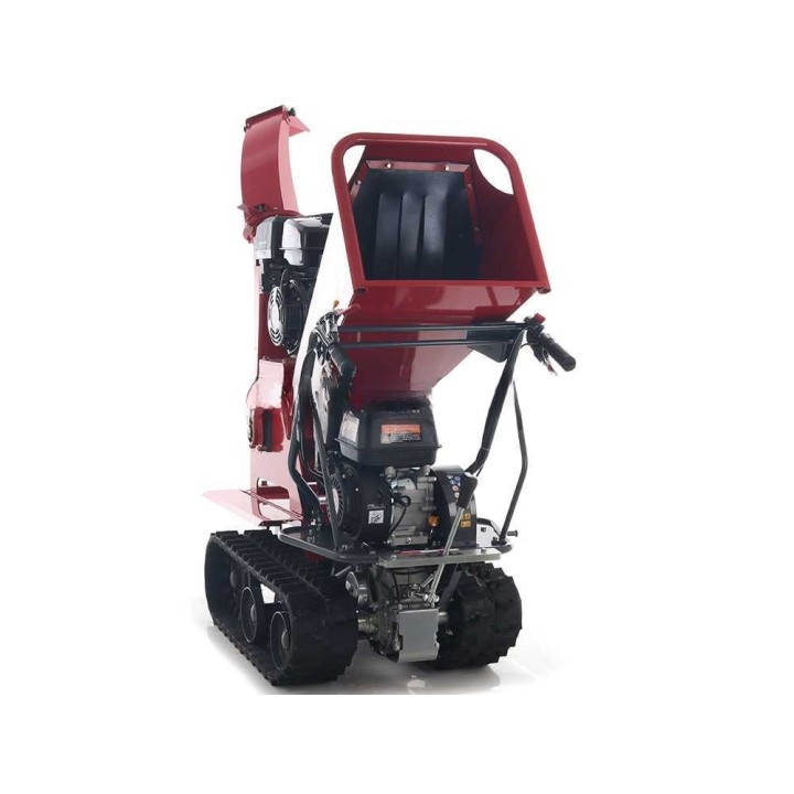 GeoTech Pro BMS155 LE biomurskain ja moottorikärry, 15 HP, 90 mm, telaketjuilla