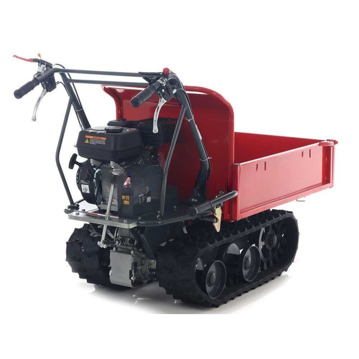 GeoTech Pro BMS155 LE biomurskain ja moottorikärry, 15 HP, 90 mm, telaketjuilla