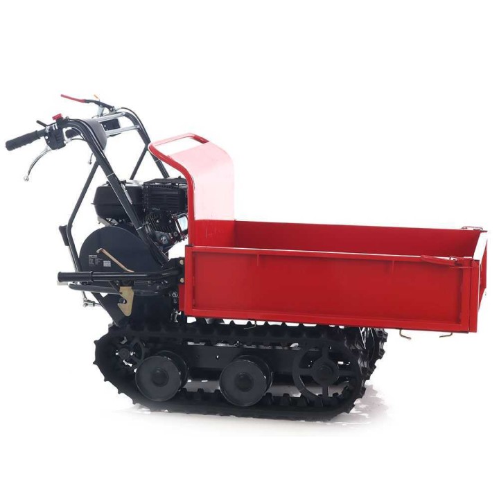GeoTech Pro BMS155 LE biomurskain ja moottorikärry, 15 HP, 90 mm, telaketjuilla