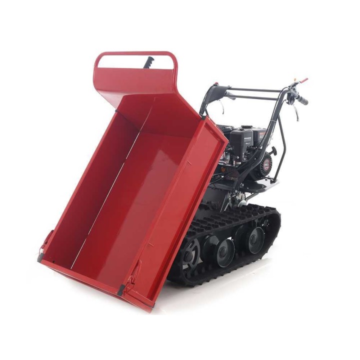 GeoTech Pro BMS155 LE biomurskain ja moottorikärry, 15 HP, 90 mm, telaketjuilla