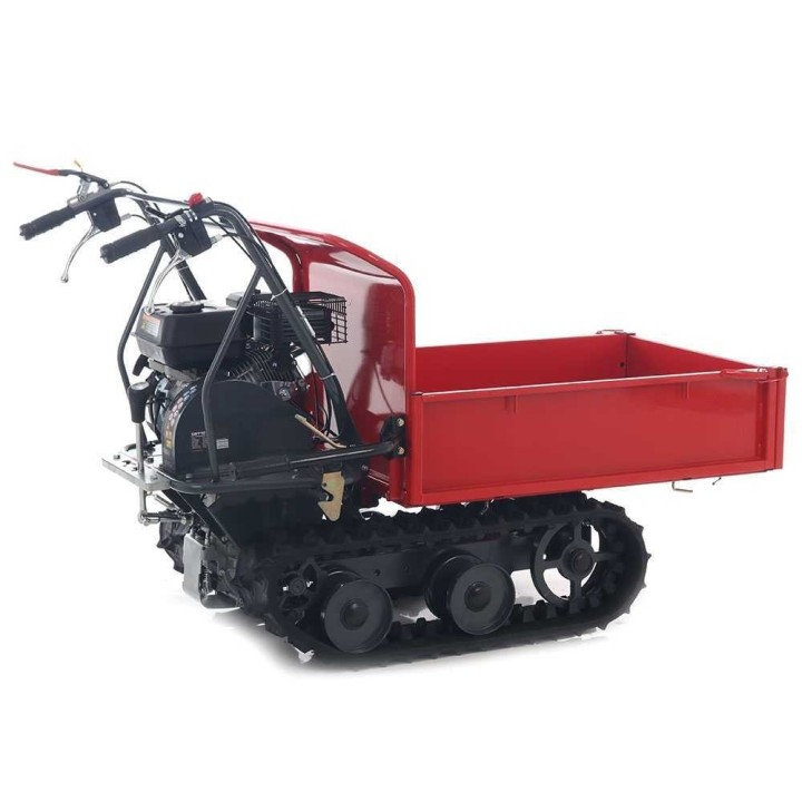 GeoTech Pro BMS155 LE biomurskain ja moottorikärry, 15 HP, 90 mm, telaketjuilla