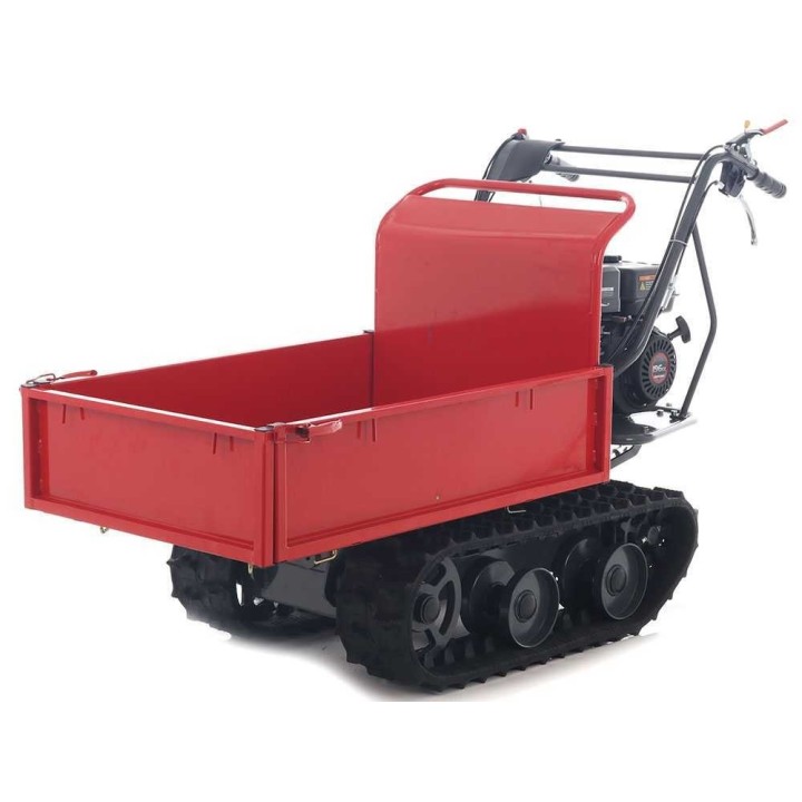 GeoTech Pro BMS155 LE biomurskain ja moottorikärry, 15 HP, 90 mm, telaketjuilla