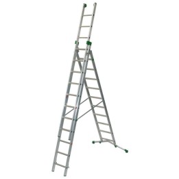 Facal Prima P350 3 jatkettava alumiinitikas 810 cm 10 11 11 askelmaa 150 kg