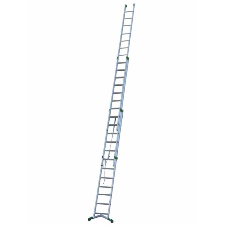 Facal PRIMA F P420-3F kolmiosainen alumiinitikas vaijerilla, 9,90 m, 150 kg