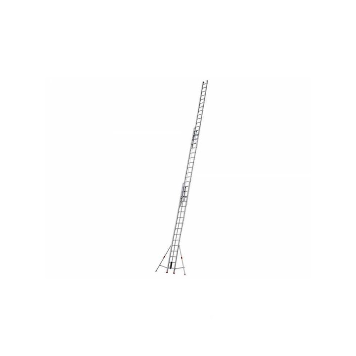 Facal Roller R50-2S jatkettava alumiinitikas, 2 × 16 askelmaa, 9,80 m, 150 kg
