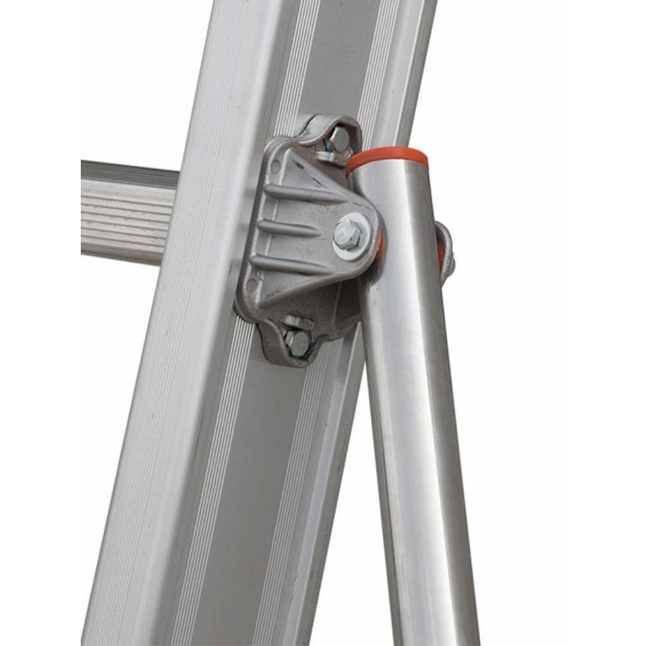 Facal Roller R50-2S jatkettava alumiinitikas, 2 × 16 askelmaa, 9,80 m, 150 kg