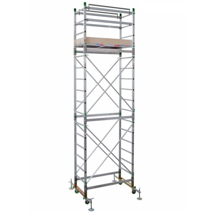 Facal Alumito MAXI siirrettävä alumiiniteline, 5,40 m, kulkuluukku, 150 kg