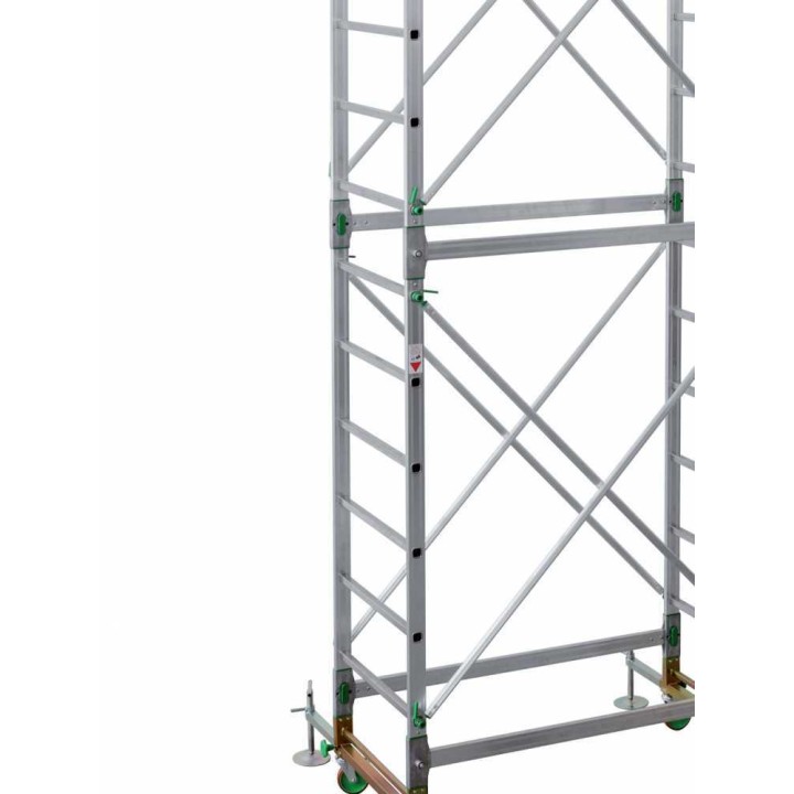 Facal Alumito MAXI siirrettävä alumiiniteline, 5,40 m, kulkuluukku, 150 kg