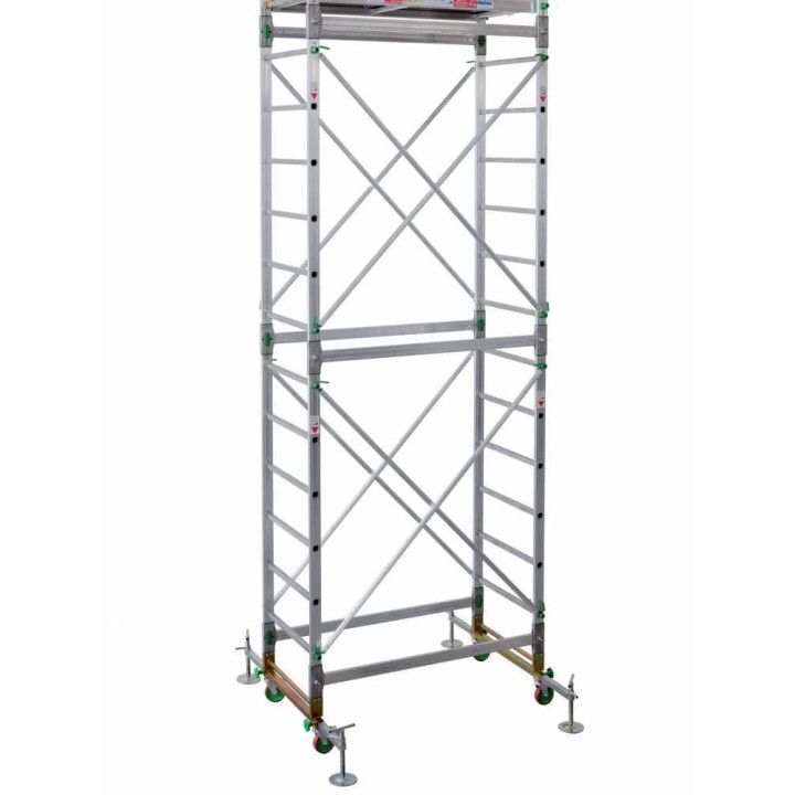 Facal Alumito MAXI siirrettävä alumiiniteline, 5,40 m, kulkuluukku, 150 kg