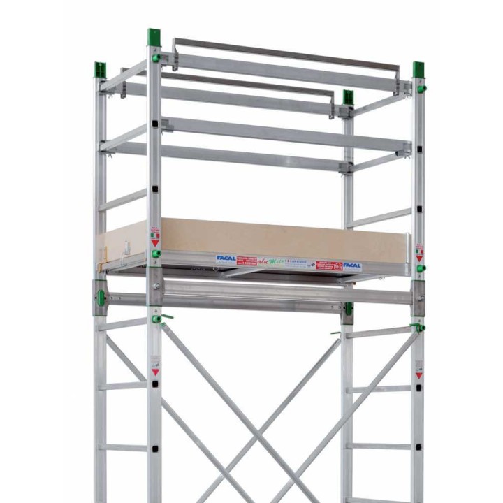 Facal Alumito MAXI siirrettävä alumiiniteline, 5,40 m, kulkuluukku, 150 kg