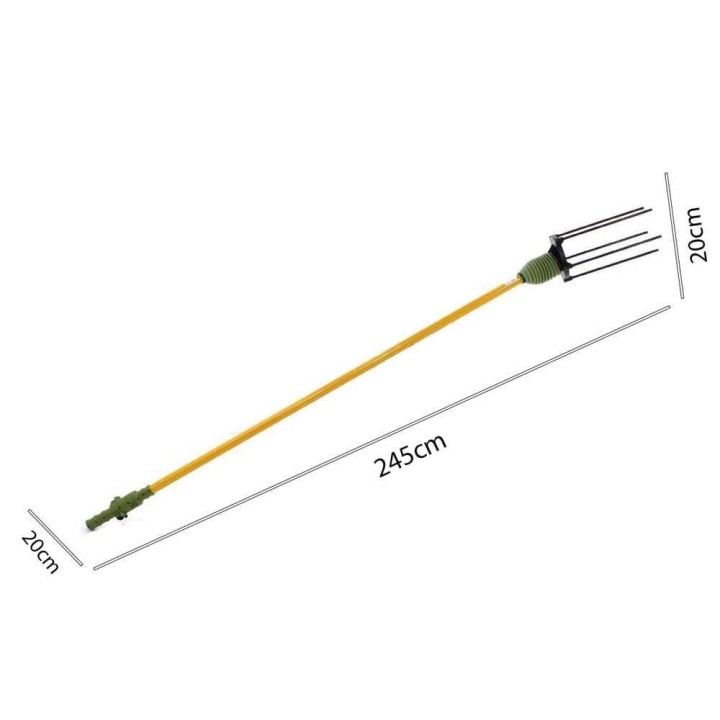 Oliviero Light 2.0 sähköinen oliivinkaristin, 12 V, 245 cm:n kiinteä alumiinivarsi