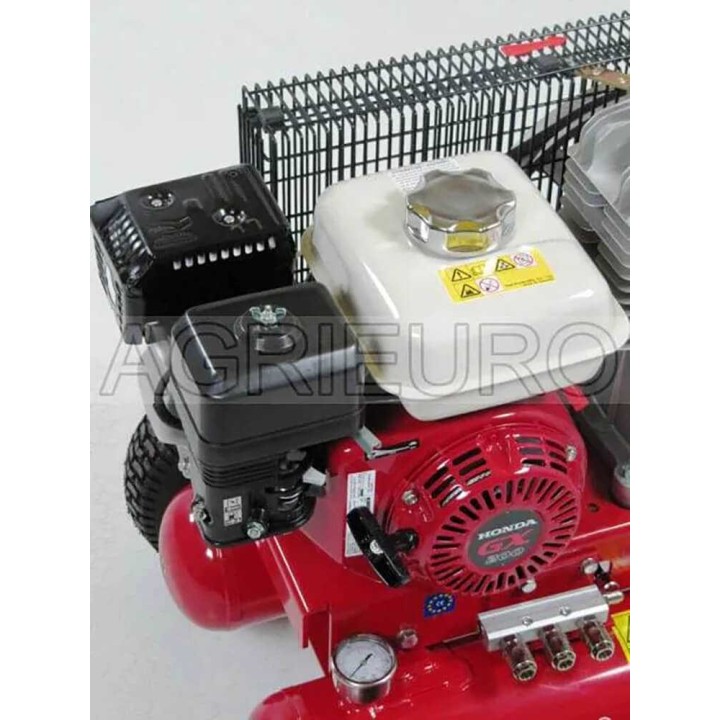 Airmec TEB22-620 HO -kompressori, Honda GX200, 6 HP, 620 l/min, 22 l