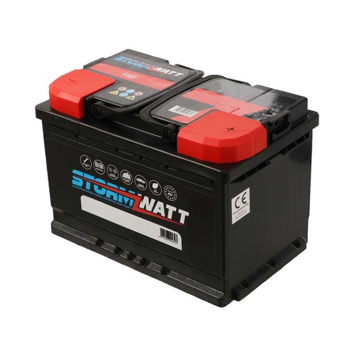 Lubex StormWatt 80 Ah happoakku oliivinkeruulaitteisiin 12 V 700 A EN