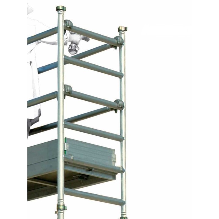 Facal Capo 1/C siirrettävä alumiiniteline, 350 cm, 180 kg, taitettava