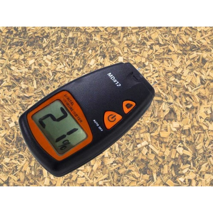 GeoTech MD 812 digitaalinen kosteusmittari puulle, 5–40 %, LCD-näyttö