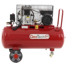 GeoTech Pro BACP100 8 2 hihnavetoinen sähkökompressori 2 HP 100 l 8 bar