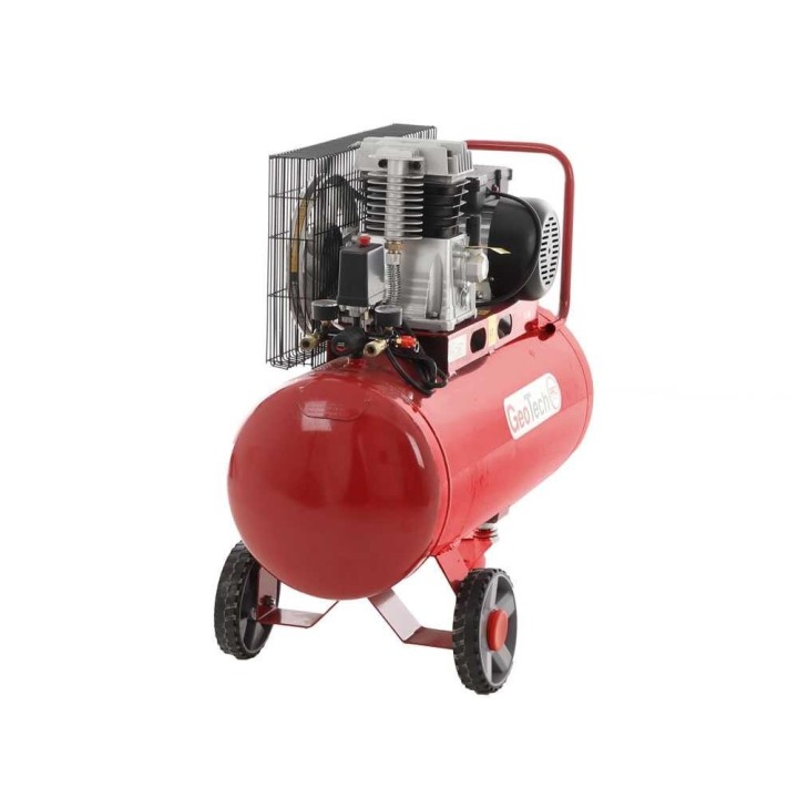 GeoTech Pro BACP100-8-2 hihnavetoinen sähkökompressori, 2 HP, 100 l, 8 bar