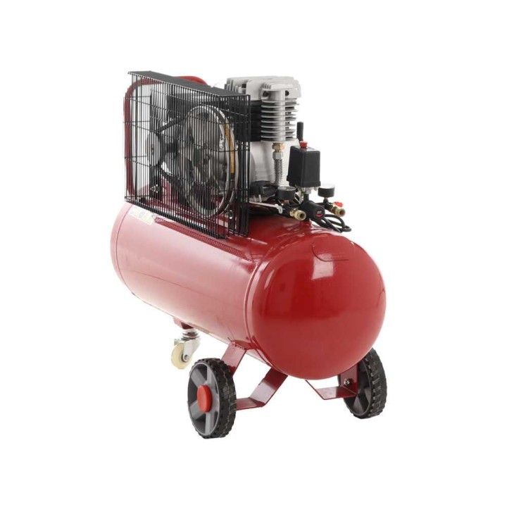 GeoTech Pro BACP100-8-2 hihnavetoinen sähkökompressori, 2 HP, 100 l, 8 bar