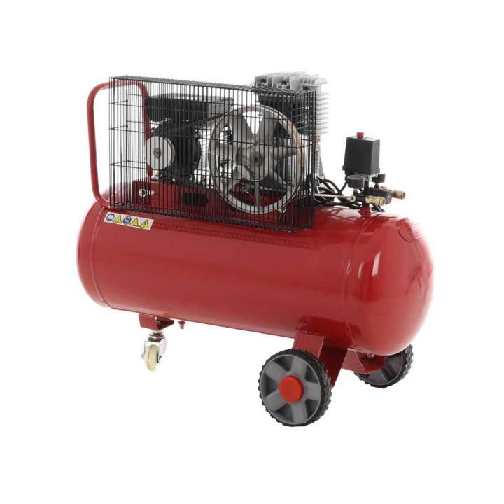 GeoTech Pro BACP100-8-2 hihnavetoinen sähkökompressori, 2 HP, 100 l, 8 bar
