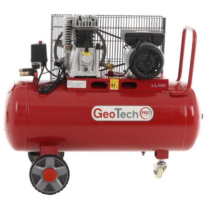 GeoTech Pro BACP100 10 3 hihnakompressori 3 HP 100 l 10 bar