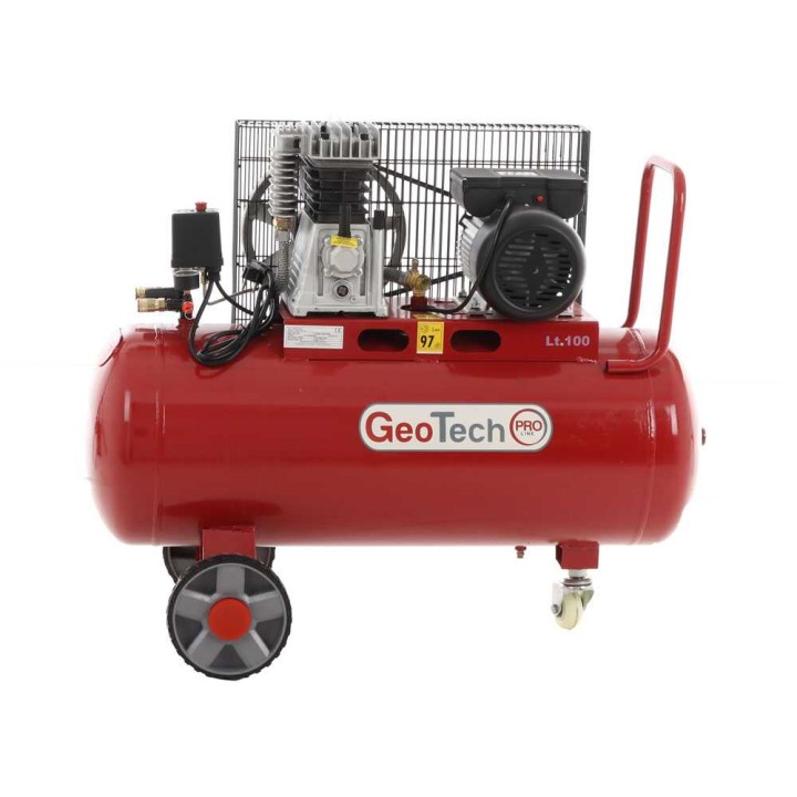 GeoTech Pro BACP100-10-3 hihnakompressori, 3 HP, 100 l, 10 bar