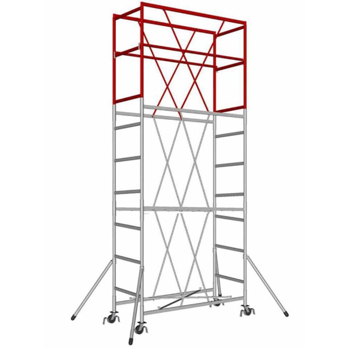 Svelt Cervino 3.92 teräksinen siirtoteline, 392 cm, yksiramppinen tikas