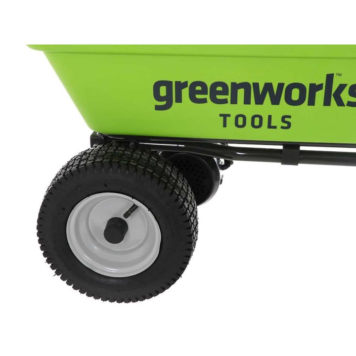 Greenworks G40GC akkukäyttöinen puutarhakuljetin, 40 V, 4 Ah, 100 kg