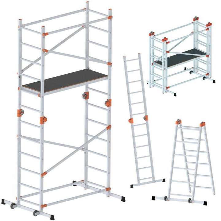 Gierre Fast lock 200 monitoimiteline alumiinia korkeus 3 08 m kantavuus 150 kg