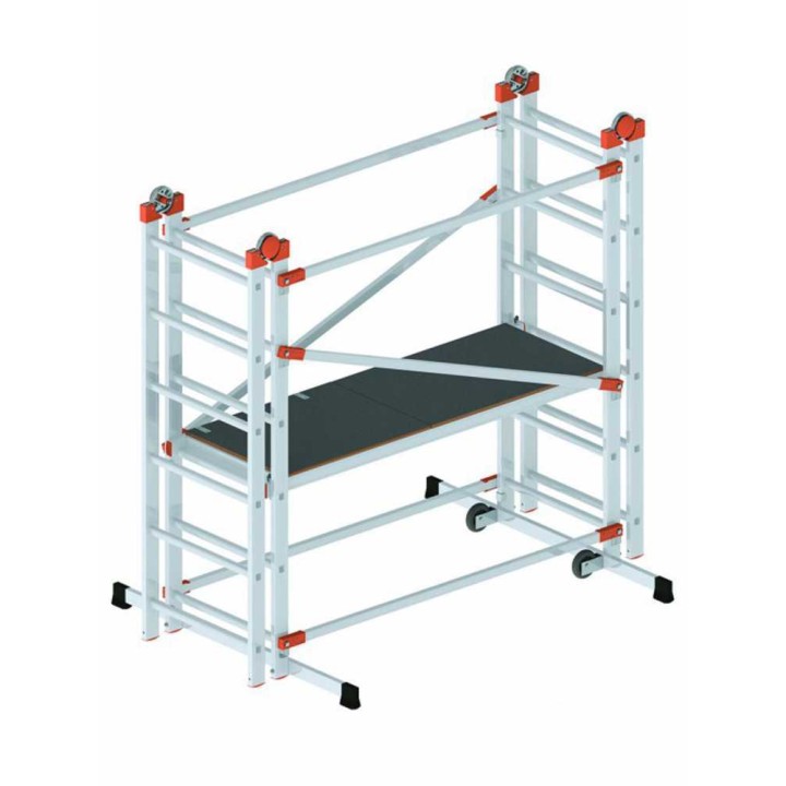 Gierre Fast&lock 200 monitoimiteline alumiinia, korkeus 3,08 m, kantavuus 150 kg