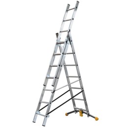 Gierre Hailo Hobbylot AL405GLIM alumiinitikas 3 7 askelmaa 490 cm 150 kg
