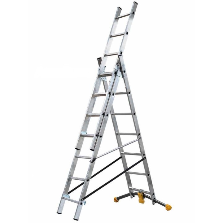 Gierre Hailo Hobbylot AL405GLIM alumiinitikas, 3 × 7 askelmaa, 490 cm, 150 kg