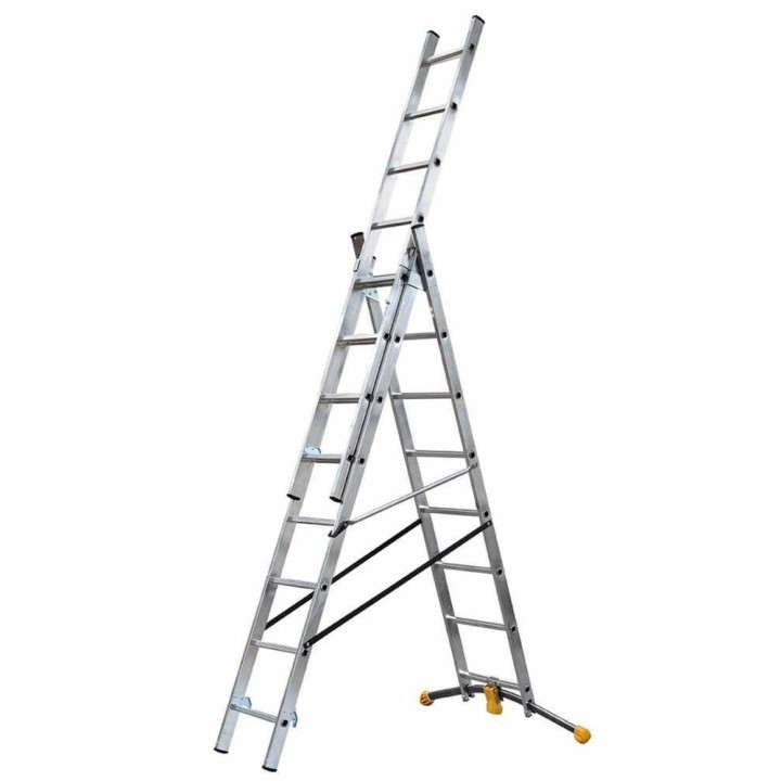 Gierre Hailo Hobbylot AL410GLIM alumiinitikas, 3 × 8 askelmaa, 4,90 m