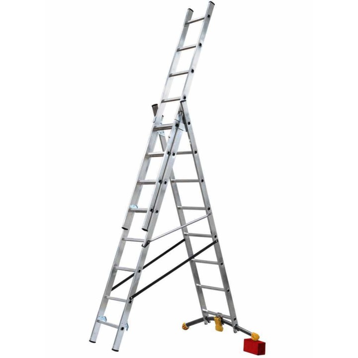 Gierre Hailo Hobbylot AL410GLIM alumiinitikas, 3 × 8 askelmaa, 4,90 m