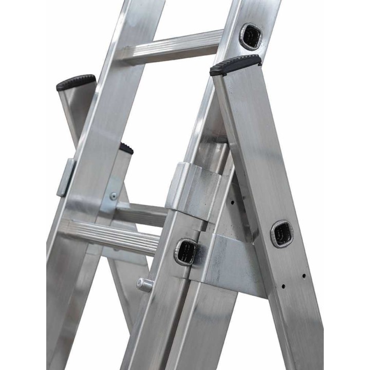 Gierre Hailo Hobbylot AL410GLIM alumiinitikas, 3 × 8 askelmaa, 4,90 m