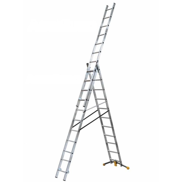 Gierre Hailo Hobbylot AL435GLIM alumiinitikas, 3 × 11 askelmaa, 690 cm