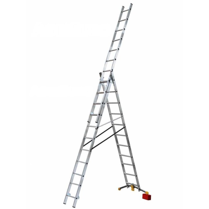 Gierre Hailo Hobbylot AL435GLIM alumiinitikas, 3 × 11 askelmaa, 690 cm