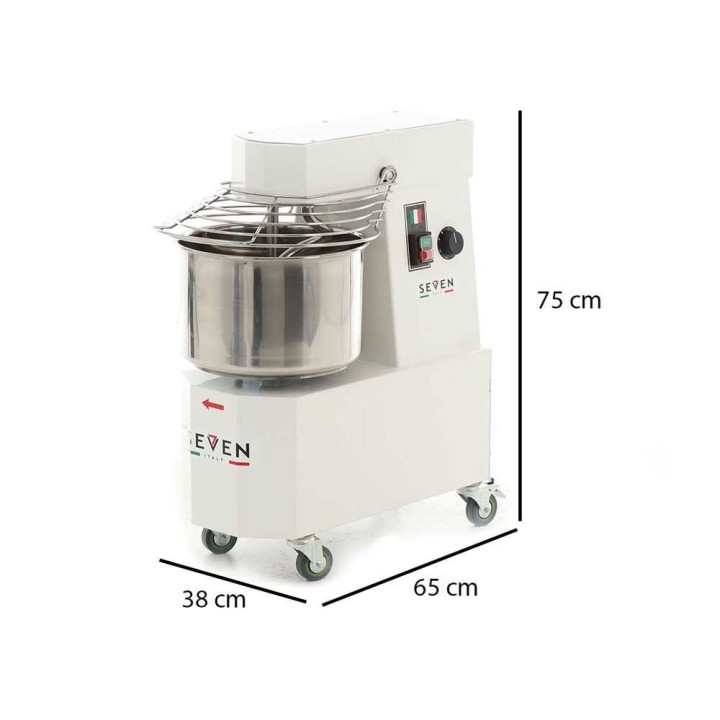 Seven Italy GH 15 -spiraalitaikinakone, 12 kg, 400 V