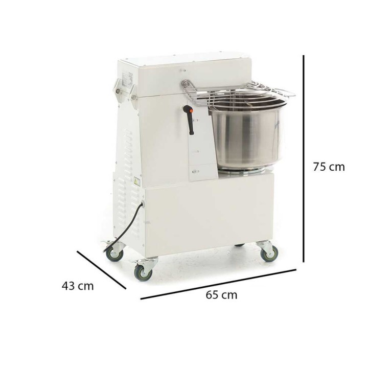 Seven Italy GHR 20 spiraalitaikinakone, 17 kg, 230 V, pyörillä