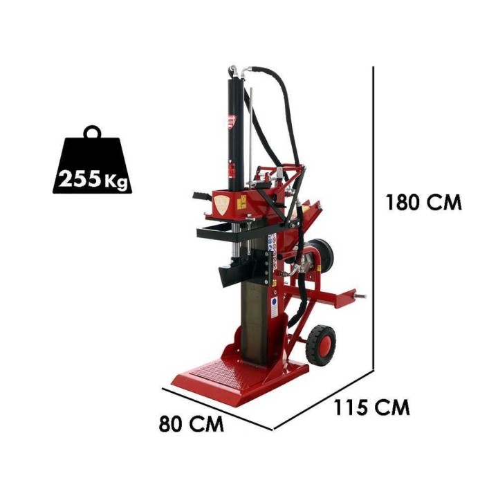 Ceccato Olindo Bull SPLT16TC-650 traktorihalkomakone, 16 t, pystymallinen